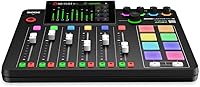 Vista 3 de Rode RODECaster Pro II - Consola de producción de audio integrada con cubierta de policarbonato Rode RODECover II y tarjetas de memoria MicroSDHC