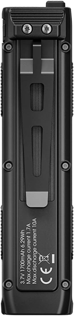 Nitecore EDC27 UHi 3100 Lumen Ultra Slim Flat EDC Flashlight, Black, EDC27UHI