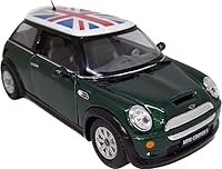 Vista 9 de KiNSMART - Mini Cooper S 5" Coche de juguete modelo de metal fundido a presión a escala 1:28 (convertible azul)