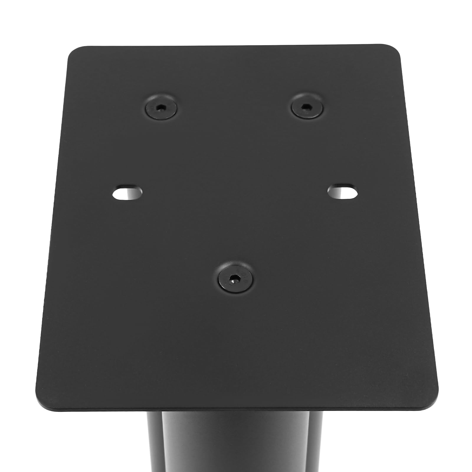 Set di 2 supporti per altoparlanti, autoportanti, altezza 60 cm, portata 20-50 kg, ferro, nero