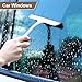 HARFINGTON 2pcs Squeegee 5 Inch Length Auto Water Blade Shower Squeegee with Non-Slip Handle for Car Windshield Window Cleaner Glass Door, Blue