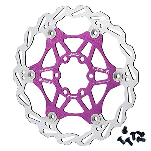 D Dymoece Bicycle Floating Disc Brake Rotor with 6 Bolts for MTB Mountain Road Bike