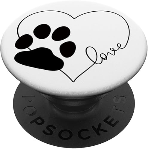 Love Dogs Valentine PopSockets Grip and Stand for Phones and Tablets