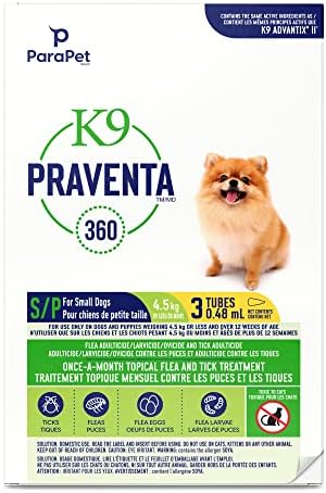 Parapet K9 Praventa 360 for Small Dogs – 3 Tubes