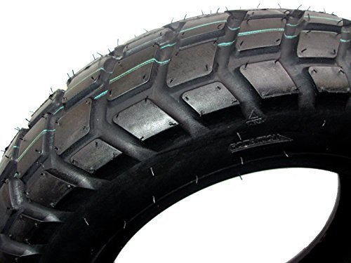 MMG Tire Set, Front Tire 120/90-10 Rear Tire 130/90-10 On Road TGB Motard Motorcycle Scooter (P126)