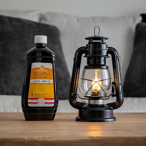 Image of Lamplight Ultra-Pure Lamp Oil, Clear, 32 Ounces (60009) (Pack of 12)