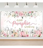 Mocsicka Kürbis Babyparty Hintergrund – Boho Style, 2,1x1,5 M, Für Fotos & Deko!