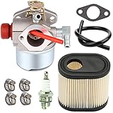 TOPEMAI LV195EA Carburetor for Tecumseh 640350 640303 640278 640271 640338 LEV120 LEV100 LV195XA 4 Cycle Vertical Engine with 36905 Air Filter