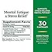 Nature's Bounty Mental Fatigue and Stress Relief, Rhodiola Supplement, 400 mg, Capsules, 30 Count