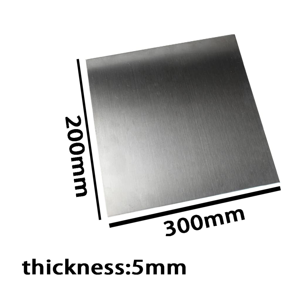 6061 Plaque en tôle d'aluminium Longueur 300mm Largeur 200mm,Thickness 5mm