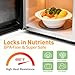 Large White Vegetable Steamer Microwave, Collapsible Microwave Veggie Steamer With Lid, Space-Saving Design, Freezer & Dishwasher Safe, 100% Food Grade Silicone For Cooking Veggies, Dumplings, 44oz