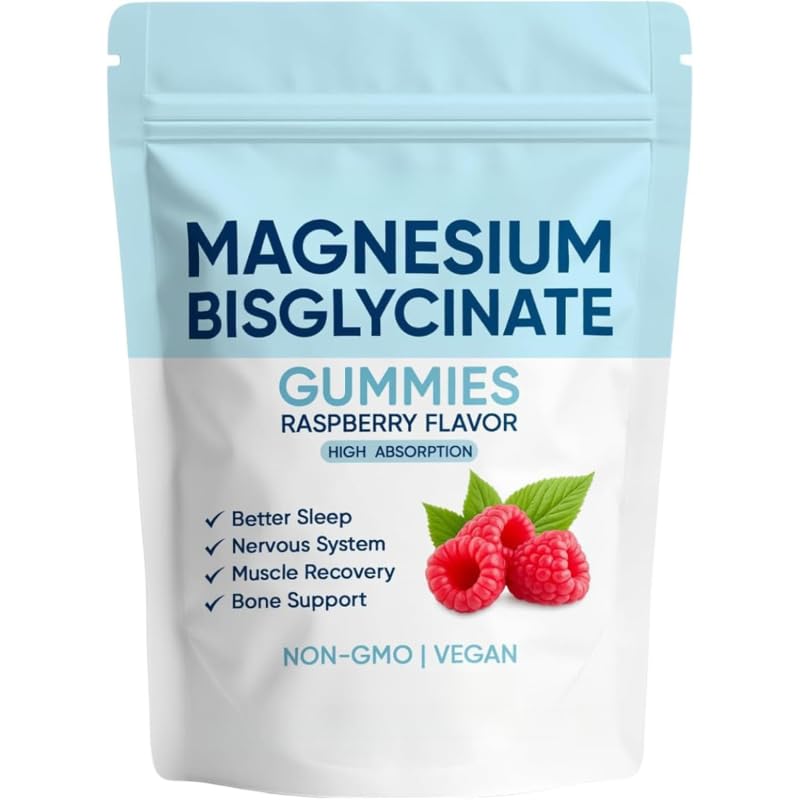 Gomitas de magnesio para aliviar la tensión muscular y promover un sueño reparador