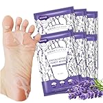 Foot Peel Mask 6 Pack, Exfoliator Foot Peel Mask for Dry Cracked Feet, Exfoliating Foot Mask for Callus, Dead Skin Removal, Baby Soft Feet For Men Women (Lavender)
