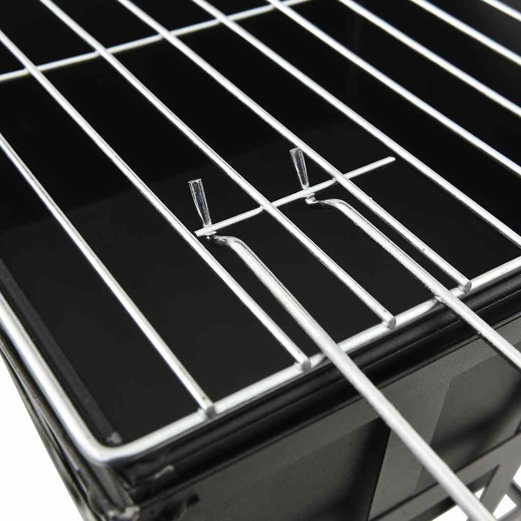 Brasero y barbacoa 2 en 1 de acero de 34 x 34 x 48 cm, independiente para terraza y exterior, con parrilla para calentar y llamar en el jardín