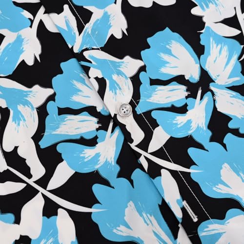 Image of Hawaiian Shirt for Men Tropical Shirts Summer Beach Button Down Short Sleeve Luau Aloha Floral Cruise Vacation Outfit 2026
