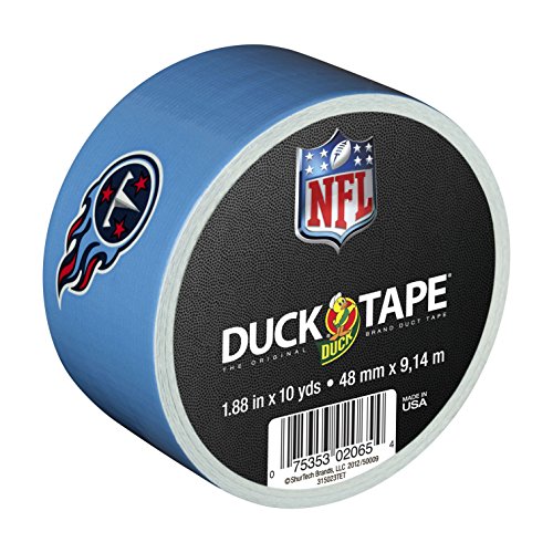 Duck Brand 281554 Tennessee Titans NFL Team Logo Duct Tape, 1.88-Inch by 10 Yards, Single Roll