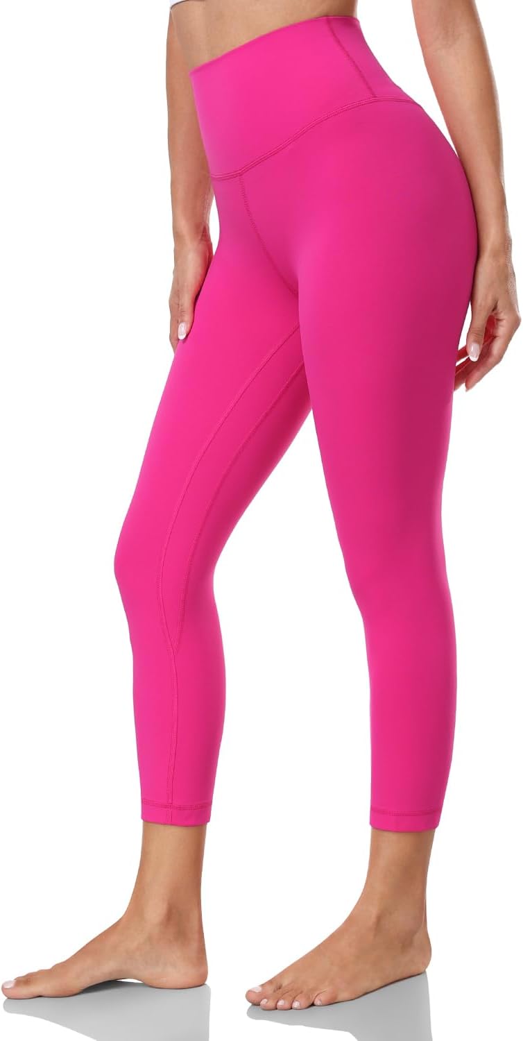 HeyNuts Yoga Pro Leggings 21'' Capri, Buttery Soft High Waisted Lounge Yoga Pants