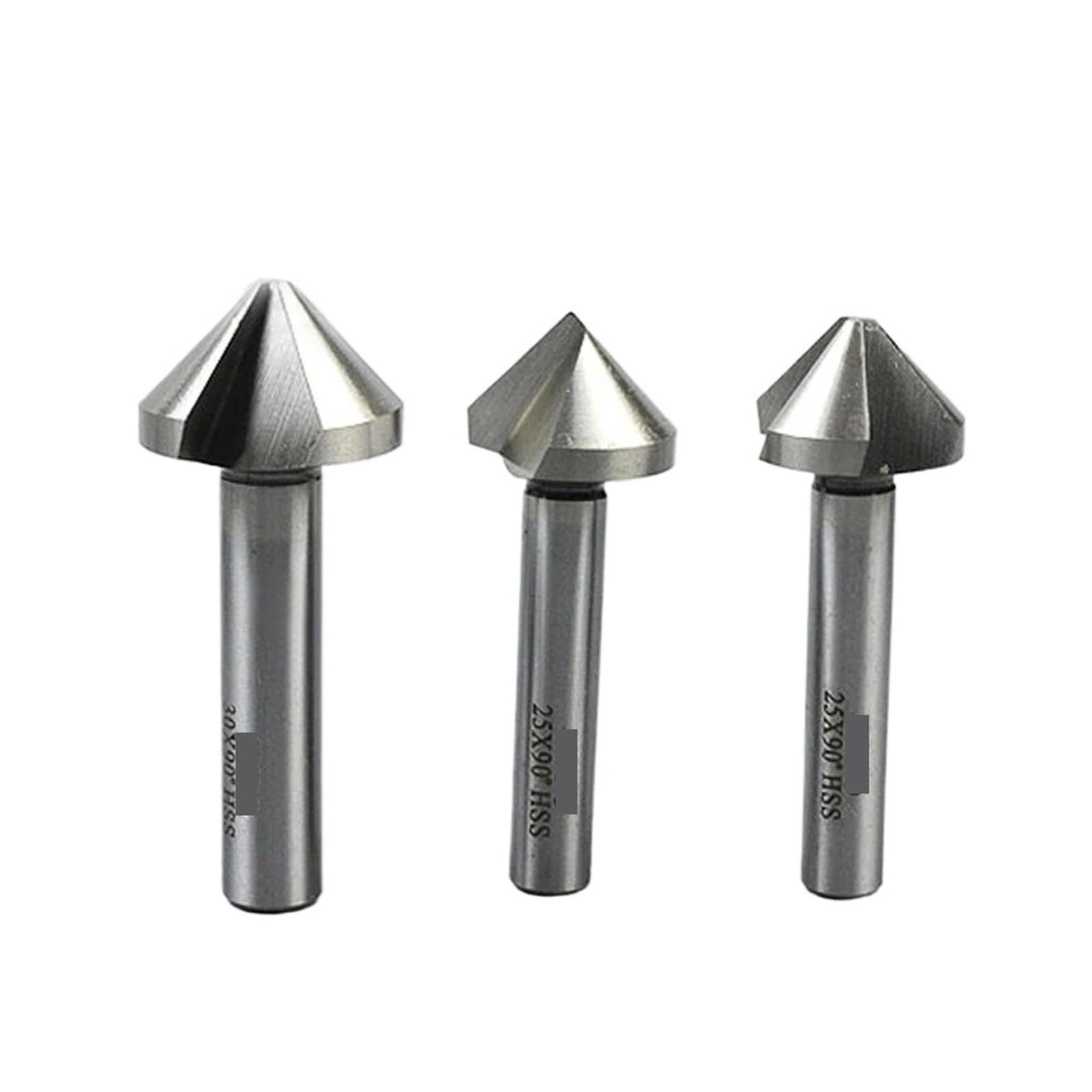 Foret à fraiser 20.5mm à 3 cannelures 60 degrés pour métal et bois