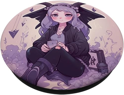 Miniatura 2 de Lindo Kawaii Baphomet Girl PopSockets Standard PopGrip