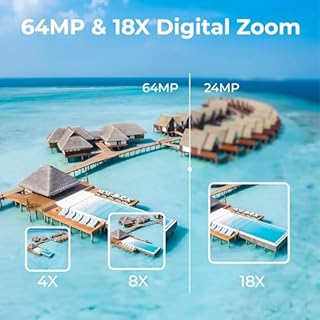 4K UHD Camcorder Video Camera - 64MP YouTube Vlogging Camera with 3" 270° Flip Screen, 18X Digital Zoom Cam Corder, Webcam Mode & Built-in Fill Light | Includes 32GB Card, Remote Control & Battery