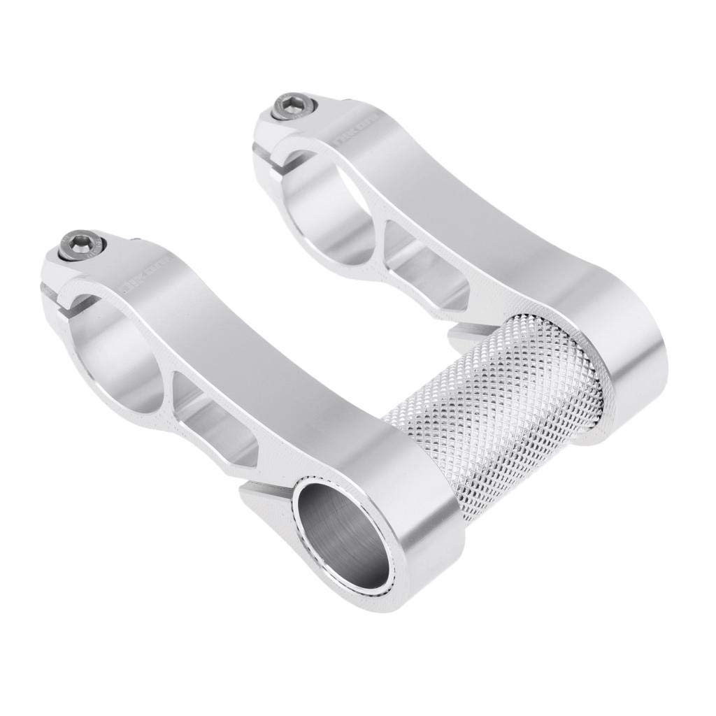 Prolunga per Manubrio da Bicicletta Realizzata in Lega di Alluminio Ad Alte Prestazioni con Doppio Morsetto Resistente E Adattatore Sicuro per Bicicle