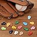 JJUNW 60 PCS Glove Locks, 20 Colors Stronger Elasticity Baseball Glove Lace Locks for Baseball & Softball Gloves Needle Stoppers for Gloves Repair and Secure Fit