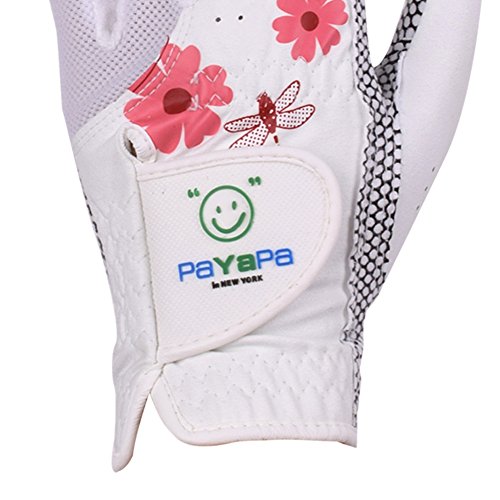 Payapa In New York, Gh Women's Leather Golf Gloves One Pair (Flower Printed Both Hands) #TOP5