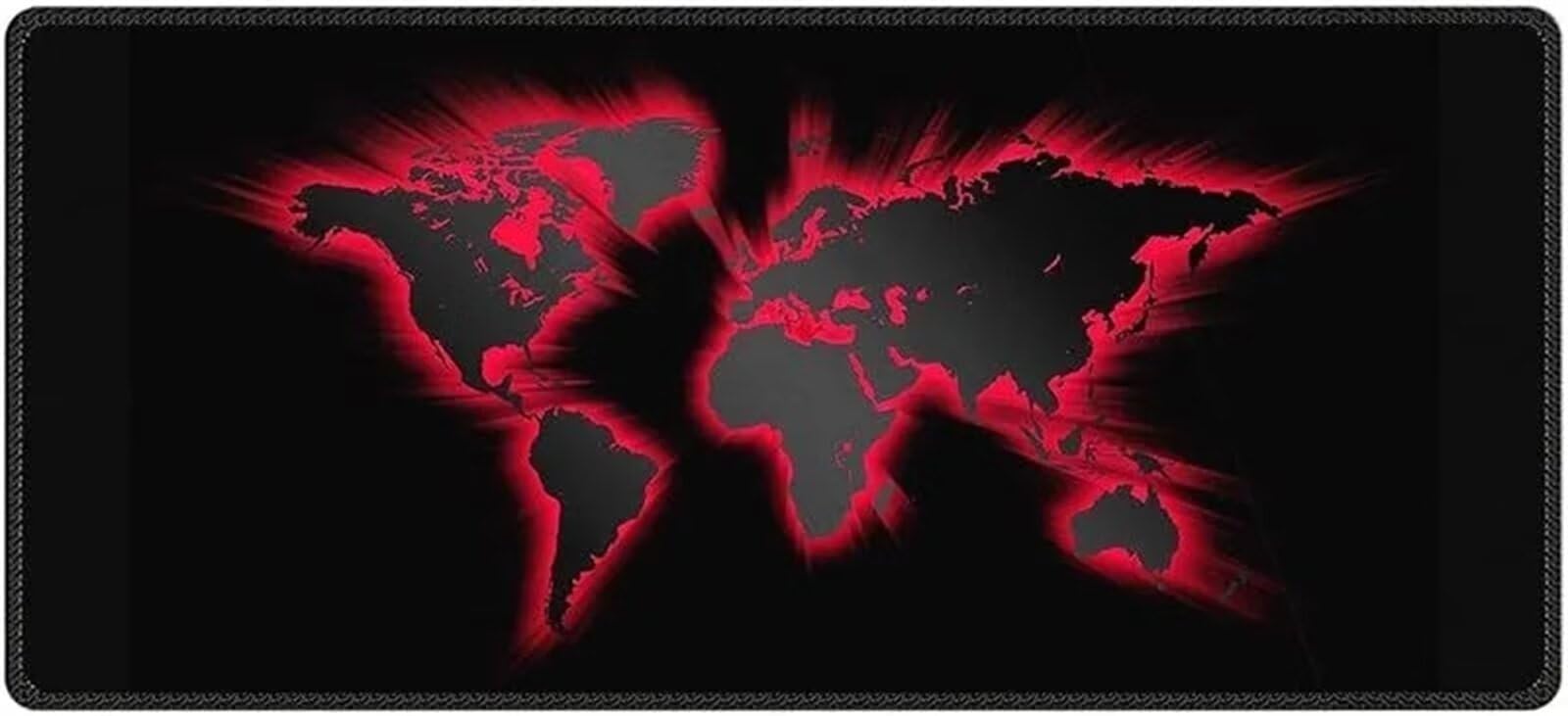 Tappetino Mouse Gaming 1200x600x3mm Tappetino per Mouse Grande XXL Confortevole Lavabile Antiscivolo Tappetino Scrivania Supporto per Computer PC e Laptop - Mappa Mondo