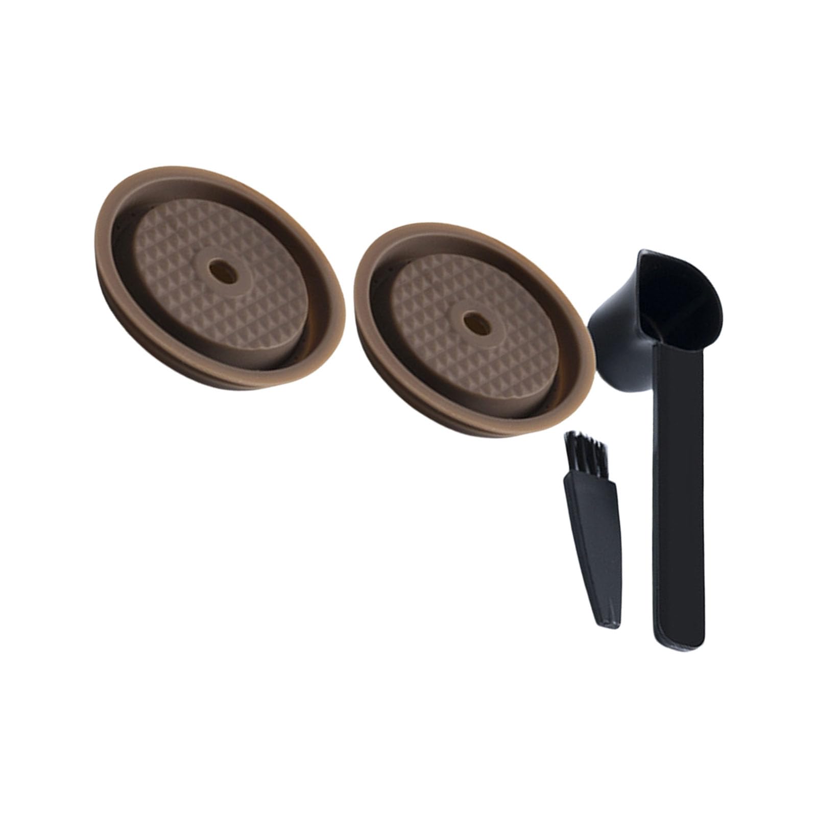 2Pcs for Pods Lid Refillable Espresso Pods Silicone Covers for Home Brewing Accessories Refillable