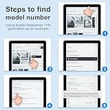 CoBak Case for 6.8" Kindle Paperwhite - New PU Leather Cover and Clear Soft Silicone Back Cover with Auto Sleep Wake Feature for Kindle Paperwhite Signature Edition (11th Gen 2021), Agave Green - Image 9