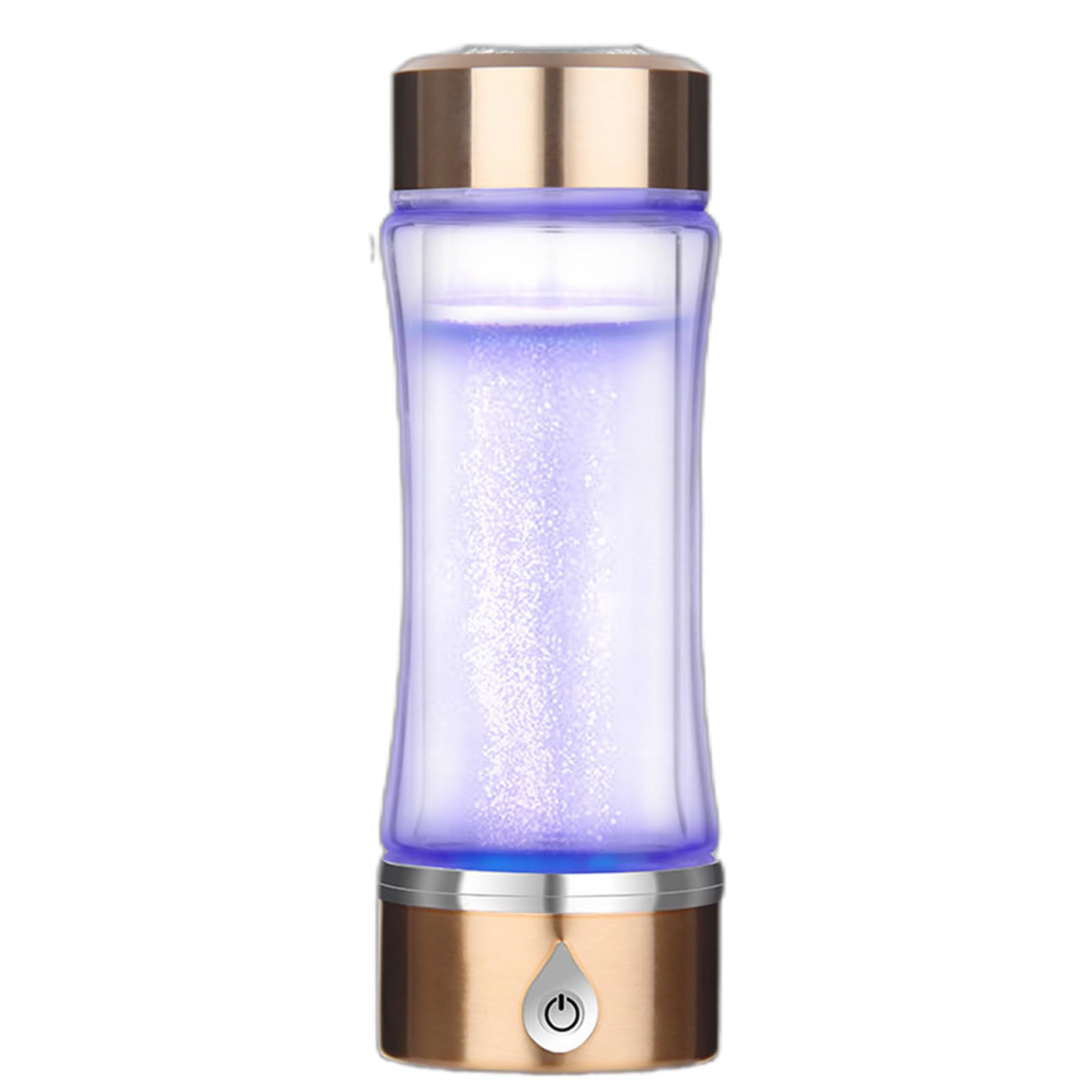 XinHerunPortable Hydrogen Water Generator with SPE and Pem Technology, Rechargeable Portable Hydrogen Water Generator Glass Bottle for Home, Travel, Exercise and Gifting