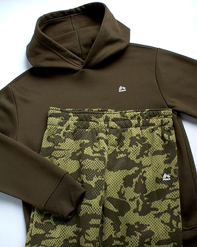 RBX Boys Sweat Suit Set - 2 Piece Cozy Fleece Pullover Hoodie and Athletic Jogger Sweat Pants for Boys (Sizes: 8-12)2