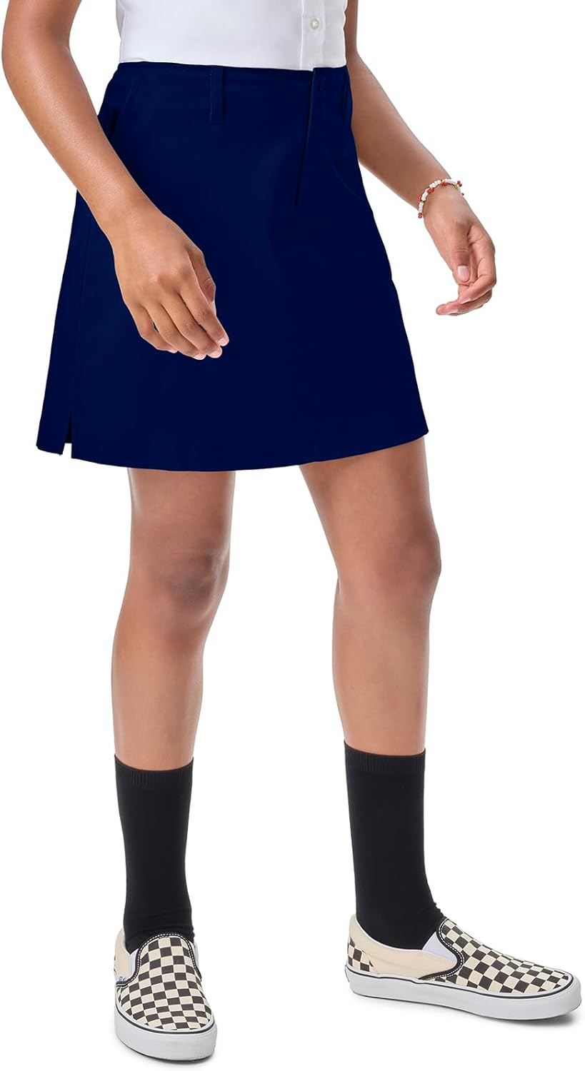 Classroom Uniforms for Girls, Scooter Skirt with Built-in Poly Knit Shorts - Image 4