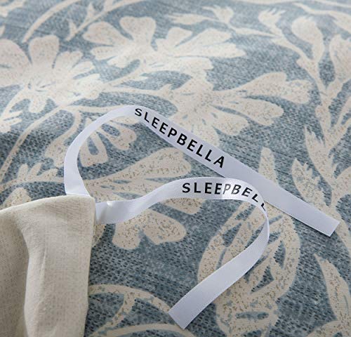 Image of King SLEEPBELLA Beige Paisley Cotton, 600 Thread Count, 3-Piece Bed Sheet Set (1 Duvet Cover, 2 Pillow Cases)