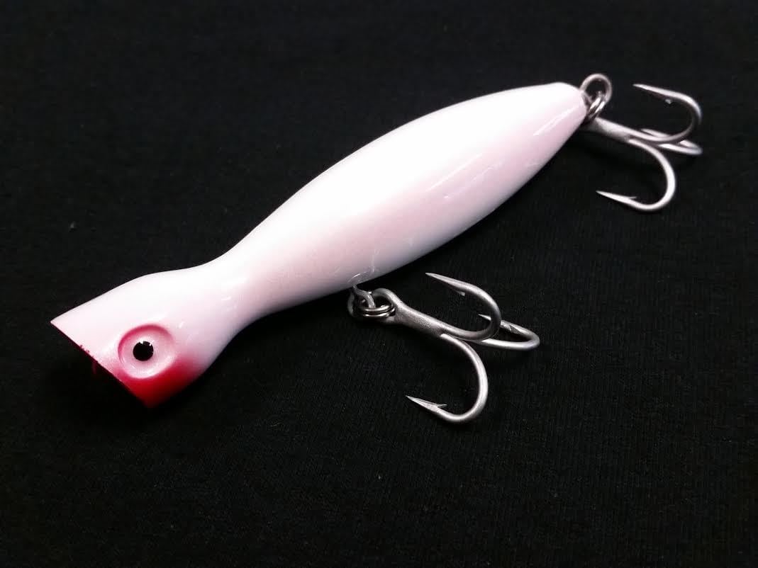 Little Neck Popper White Float 5.25" 1.5oz