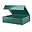 PACKHOME Large Christmas Gift Box 13.5x10x3.5 Inches, Sturdy Shirt Box with Magnetic Lid for Multiple Occasions (Glossy Green)