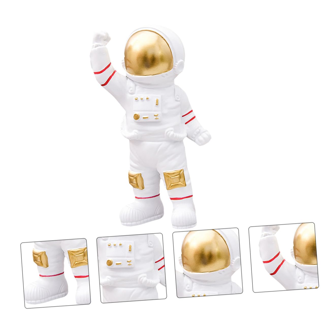 Kreatives Ornament Weihnachten Party Astronauten Dekoration aus Kunstharz