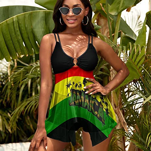 Adugen Origei Bikini Sets Jamaica Women's Swimwear Cute Bathing Suit Ruched High Cut Swimsuit Summer L2