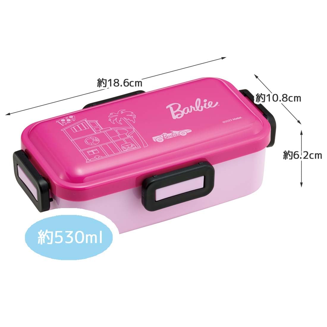 Amazon｜スケーター(Skater) 弁当箱 Barbie バービー 530ml 抗菌