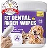 No-Rinse Dog Dental Care Wipes, Cat & Dog...