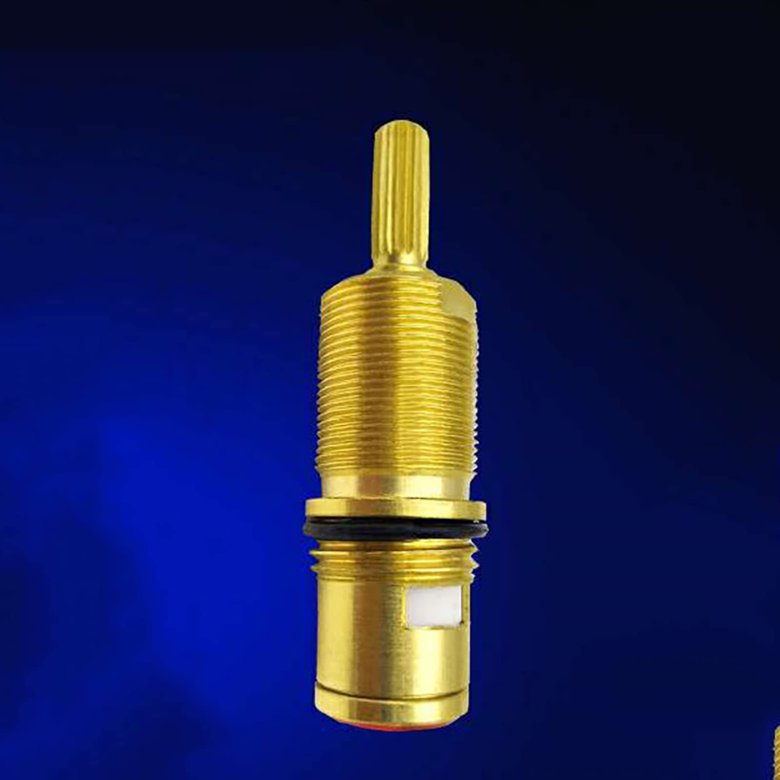 Ouhbndeaz Onesize Faucet Cartridge Replacement Tap Cartridges Replacement Brass Ceramic Stem Disc Cartridge Faucet Valve Quarter Turn Inner 1(Onesize)