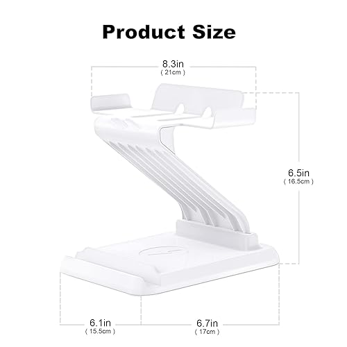 Miniatura 6 de VR Stand with charging port,Headset Display Holder and Controller Holder Mount Compatible with Oculus Quest 2Quest Pico Neo 3VIVE Focus 3 VR Headset