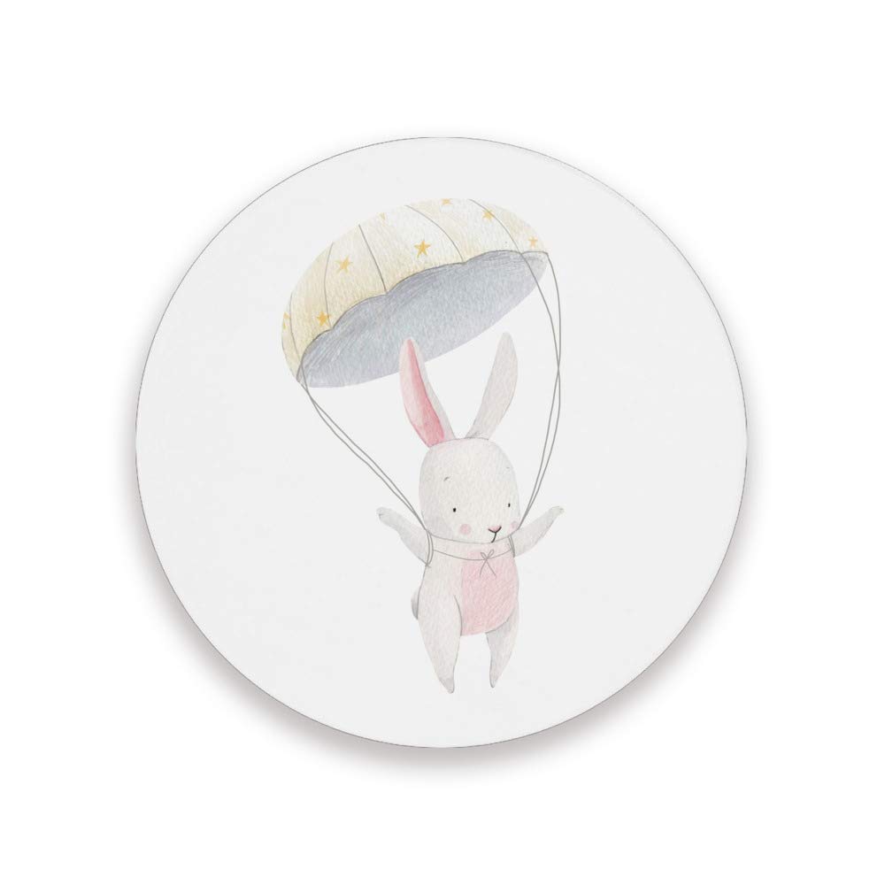 Dessous de verre absorbants lapin pour éviter les taches sur la table