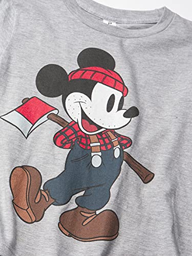 Sweat Mickey Disney style bûcheron coupe athlétique confortable - 2