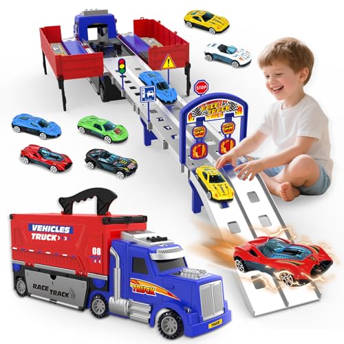 SpringFlower Carrier Truck Race Track