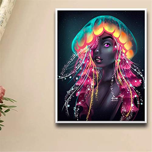 Diamond Painting Méduse Grand Format Kit Anti-Stress Broderie Diamant 5D - 2