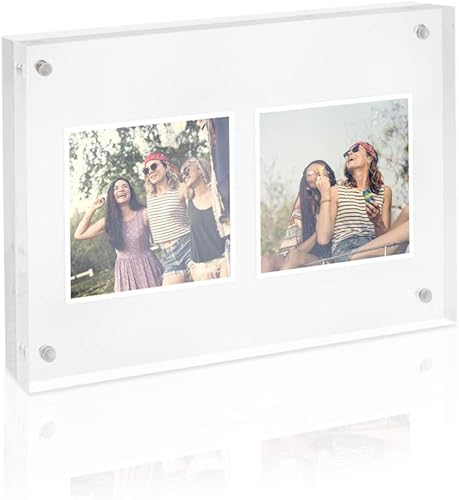 Miniatura 4 de Isaac Jacobs Marco magnético acrílico súper grueso, 5 x 7 pulgadas