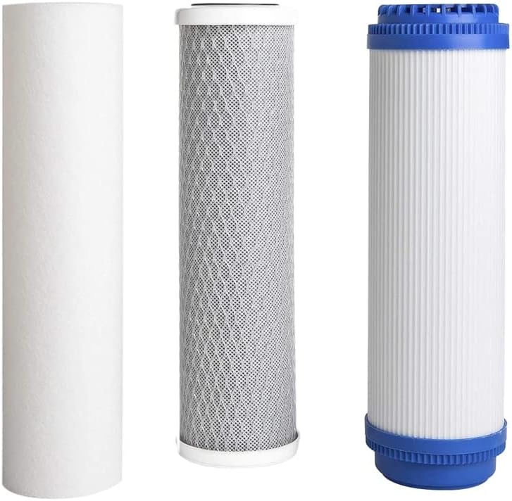 10Inch Filter Elements Filtration System Purify Replacement Part Universal For Water Purifier For Household Appliances - (Color: Army Green)
