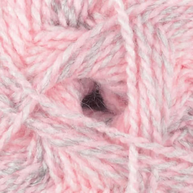 James C Brett Baby Marble DK - Pink & Grey BM10