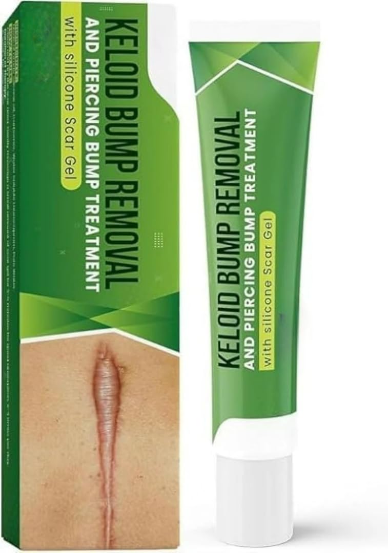 Advanced Keloid Scar Removal Gel 100g Silicone Scar Repair Cream for Acne Surgical Injury & Piercing Scars Helps Flatten Fade & Smooth Skin Fast Absorbing Formula (100gm, Amber, Pack of 2)-image-9